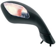 Q-TECH rear view mirror with flasher (thread pitch 46 mm), P - Motorbike Mirror