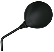 Q-TECH plastic rear view mirror (pin diameter 10 mm, glass diameter 115 mm) Q-TECH, L=P - Motorbike Mirror