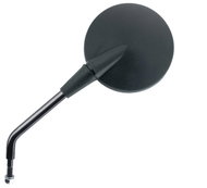 Q-TECH plastic rear view mirror (right hand thread M8, glass diameter 120 mm), L=P - Motorbike Mirror