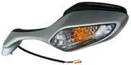 Q-TECH rear-view mirror with flasher (40 mm spacing), L - Motorbike Mirror