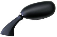 Q-TECH rear view mirror plastic (hole pitch for screws 42 mm), L - Motorbike Mirror
