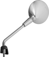 Q-TECH rear view mirror chrome Vespa (thread left M8), L - Motorbike Mirror