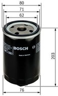 BOSCH Oil filter 0 451 103 338 - Oil Filter