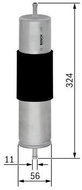 BOSCH Fuel filter 0 450 905 950 - Fuel Filter