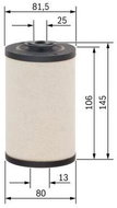 BOSCH Fuel filter 1 457 431 326 - Fuel Filter