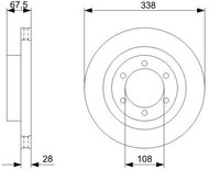 BOSCH Fuel filter F 026 402 088 - Fuel Filter