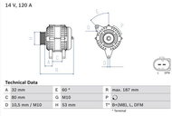 BOSCH Vzduchový filtr 1 457 433 590 - Vzduchový filtr