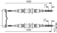 BOSCH Vzduchový filtr F 026 400 311 - Vzduchový filtr