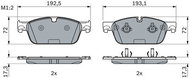 BOSCH Vzduchový filtr F 026 400 455 - Vzduchový filtr