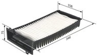BOSCH Vzduchový filtr F 026 400 619 - Vzduchový filtr