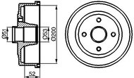 BOSCH Vzduchový filtr F 026 400 627 - Vzduchový filtr