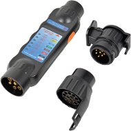 Carpoint Tester zásuvky prívesu ťažného LED 3 v 1 – tester + 2 redukcie - Tester káblov