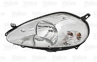 Predný svetlomet VALEO FIAT Grande Punto 08 - pr. svetlo H4 (el. ovládané + motorček) chrómové, L - Přední světlomet