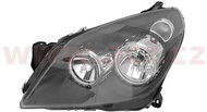 HELLA OPEL Astra 04-2/07 front light with flasher H7+H1 (E.O. ), L - Front Headlight