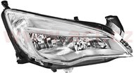 HELLA OPEL Astra 09- headlight H7+H7 (electrically operated + motor) chrome (first production) P - Front Headlight