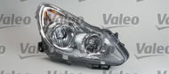 VALEO OPEL Corsa 06- headlight H7+H1 (electrically controlled), L - Front Headlight