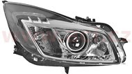 HELLA OPEL Insignia 08- headlight BI-XENON D1S+H11 with daytime running lights and cornering (first - Front Headlight