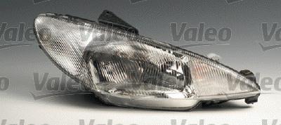 VALEO PEUGEOT 206, 98-6/03 első fényszóró, H4, irányjelzővel (elektromos állítás), bal