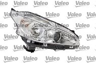VALEO PEUGEOT 208, 12-headlight H7+H7 with lens, with LED daytime running light (electrically operat - Front Headlight