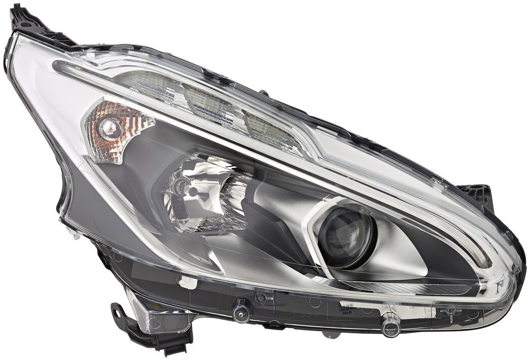VALEO PEUGEOT 208, 15- Jobb első fényszóró, H7+H7+LED (gyári beszállítói)