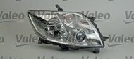 VALEO TOYOTA Auris 07- headlight H11+HB3 (E. O. +mot. ), L - Front Headlight