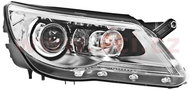 HELLA VW TIGUAN 07 headlight BI-XENON D1S+H7 with cornering (auto) (first production) P - Front Headlight