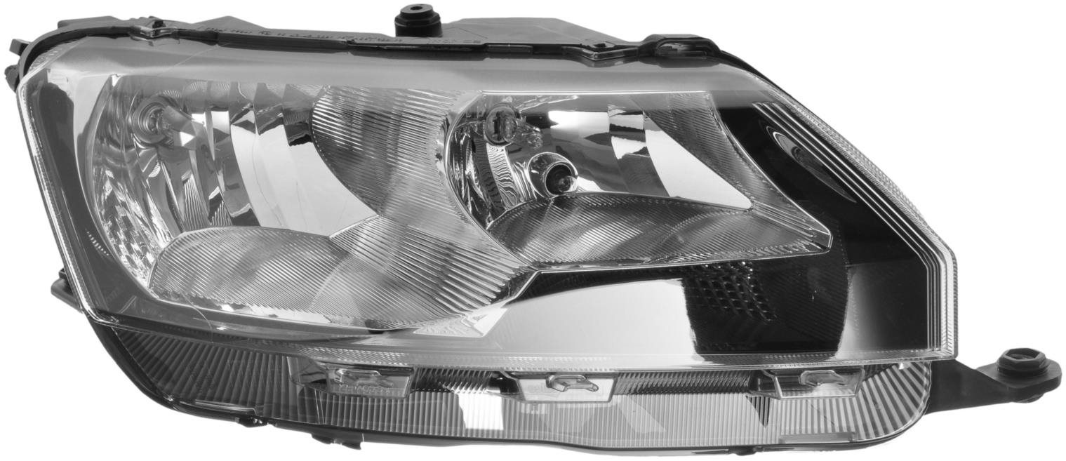 VALEO ŠKODA RAPID 12- első fényszóró, H7+H15, (elektromos állítás + motor, gyári), jobb