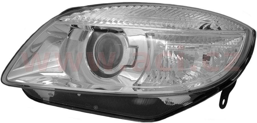 HELLA ŠKODA ROOMSTER 06- Bal első fényszóró, H7, kanyarkövető (elektromos vezérlés + motor)