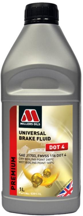 Millers Oils Universal Brake Fluid DOT 4 Fékfolyadék, 1 l