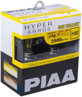 PIAA Hyper Arros Ion Yellow 2500KK H8 - Warm Yellow Light 2500K for Use in Extreme Conditions - Car Bulb