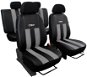 SIXTOL Carseat Covers with alcantara GT light gray - Car Seat Covers