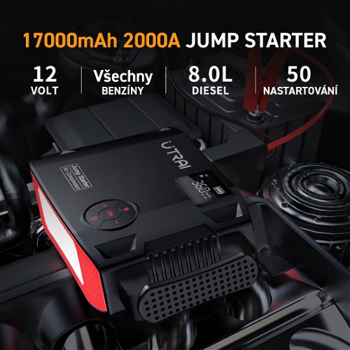 Utrai Jstar 5 , 4-in-1 Car Jump Starter Very Powerful with 24000