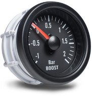 Auto Gauge – ukazovateľ tlaku turba, čierny - Prídavný budík do auta