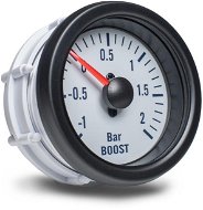 Auto Gauge - turbo pressure gauge, white - Dashboard Gauge