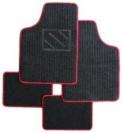 CAPPA - Autokoberce univerzálne textilné NAPOLI červené - Autokoberce