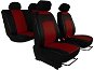 SIXTOL leather seat covers black-burgundy - Car Seat Covers