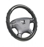 CAPPA Steering Wheel Cover CU-1508006 Black-Black - Steering Wheel Cover