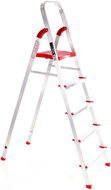 SIXTOL Schůdky hliníkové skládací ALU STEPS 5, 5 stupňů, nejvyšší schůdek 106 cm, nosnost 120 kg  - Žebřík