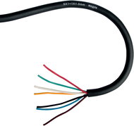 MULTIPA cable 7-core, 6 x 1 mm + 1.5 mm, rubber sheath - Cabling