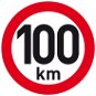 PUTNA reflexná rýchlosť 100 km - Samolepka obmedzenia rýchlosti