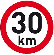 PUTNA reflective speed 30 km - Speed Limit Sticker
