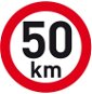 PUTNA reflective speed 50 km - Speed Limit Sticker