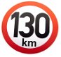 PUTNA speed 130 km - Speed Limit Sticker
