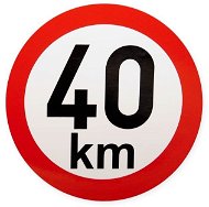 PUTNA speed 40 km - Speed Limit Sticker