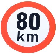 PUTNA speed 80 km - Speed Limit Sticker
