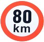 PUTNA speed 80 km - Speed Limit Sticker