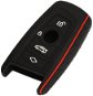 M-Style Silicone Key Case BMW F10 F20 F30 Z4 X1 X3 X4 M1 M2 M3 1 2 3 5 7 4 Red-Black - Car Key Case