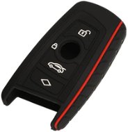 UNI Silikonový obal na klíček BMW F10 F20 F30 Z4 X1 X3 X4 M1 M2 M3 1 2 3 5 7 4 červeno-černý MS-0481 - Obal na klíče od auta