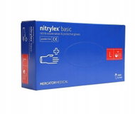MERCATOR® Gloves Nitrylex basic 100pcs, size 2.5 mm L (non-sterile, protective, non-powdered) - Work Gloves