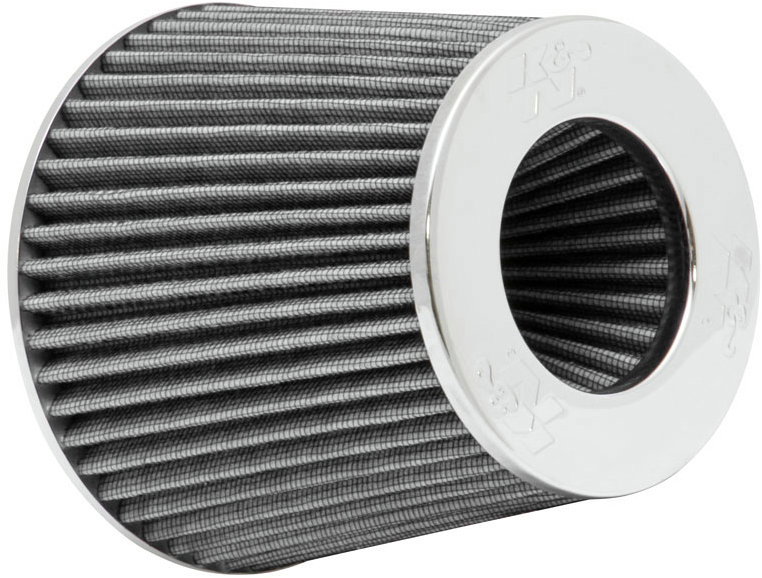 K&N Sport légszűrő, 140 mm hosszú, 102 mm bemeneti átmérő, kék